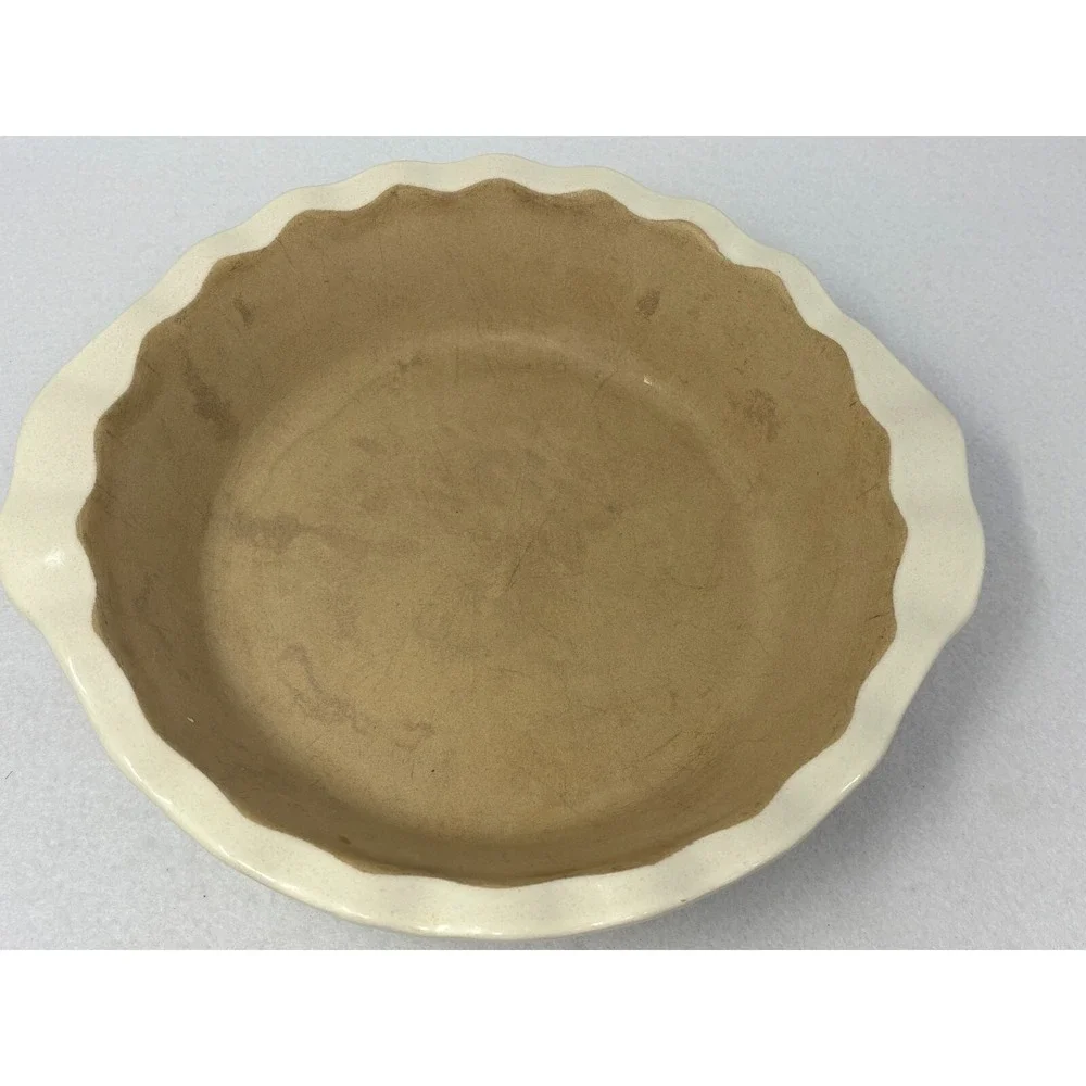 Pampered Chef New Traditions‎ Deep Dish Pie Plate Vanilla 9